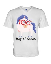 100th Day Of School V-Neck T-Shirt thumbnail