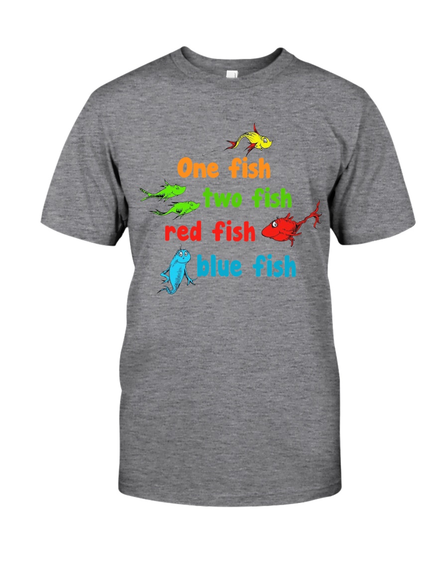 One fish two fish red fish blue fish Classic T-Shirt