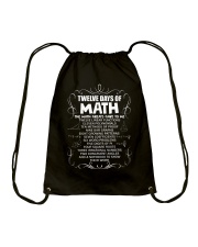 TWELVE DAYS OF MATH Drawstring Bag thumbnail
