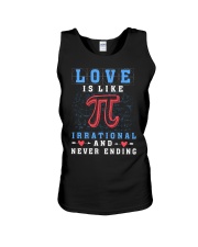 LOVE IS LIKE PI IRRATIONAL AND NEVER ENDING Unisex Tank thumbnail