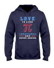 LOVE IS LIKE PI IRRATIONAL AND NEVER ENDING Hooded Sweatshirt thumbnail