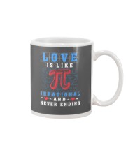 LOVE IS LIKE PI IRRATIONAL AND NEVER ENDING Mug thumbnail