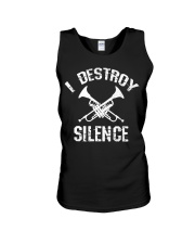 I Destroy silence Unisex Tank thumbnail