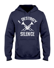 I Destroy silence Hooded Sweatshirt thumbnail