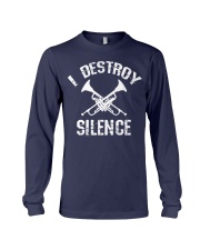 I Destroy silence Long Sleeve Tee thumbnail