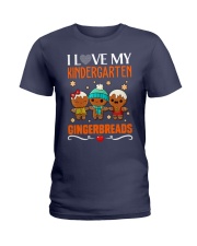 I LOVE MY KINDERGARTEN GRADE GINGERBREADS Ladies T-Shirt thumbnail