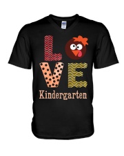 KINDERGARTEN LOVE V-Neck T-Shirt thumbnail