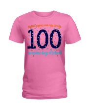 100 AWESOME DAYS OF SCHOOL Ladies T-Shirt thumbnail