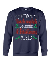 I JUST WANT TO TEACH ENGLISH Crewneck Sweatshirt thumbnail