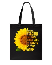 I became a Teacher Tote Bag thumbnail