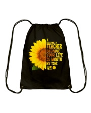 I became a Teacher Drawstring Bag thumbnail