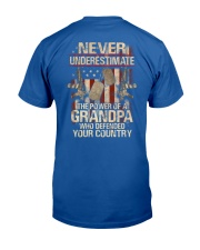 The power of a Grandpa Classic T-Shirt back