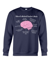 Retired Teacher Brain Crewneck Sweatshirt thumbnail