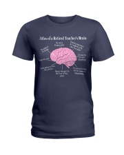 Retired Teacher Brain Ladies T-Shirt thumbnail