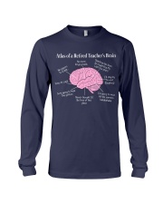 Retired Teacher Brain Long Sleeve Tee thumbnail