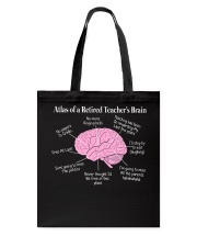 Retired Teacher Brain Tote Bag thumbnail