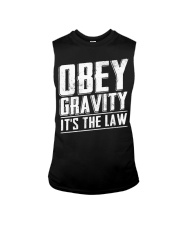 Obey gravity it's the law Sleeveless Tee thumbnail