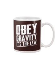 Obey gravity it's the law Mug thumbnail