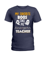 Kindergarten Teacher Halloween Ladies T-Shirt thumbnail