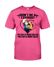 Don't be a Covidiot Classic T-Shirt thumbnail