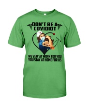 Don't be a Covidiot Premium Fit Mens Tee thumbnail