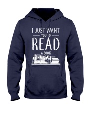 I Just Want you to read a book Hooded Sweatshirt thumbnail