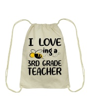 I Love being a 3rd grade Teacher Drawstring Bag thumbnail