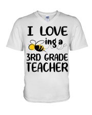 I Love being a 3rd grade Teacher V-Neck T-Shirt thumbnail