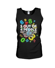 5 OUT OF 4 PEOPLE DON'T UNDERSTAND JOKES Unisex Tank thumbnail