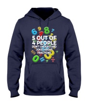 5 OUT OF 4 PEOPLE DON'T UNDERSTAND JOKES Hooded Sweatshirt thumbnail