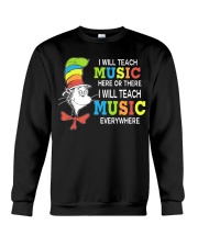 I WILL TEACH MUSIC EVERYWHERE Crewneck Sweatshirt thumbnail