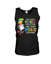I WILL TEACH MUSIC EVERYWHERE Unisex Tank thumbnail