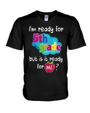 I'm ready for 5th Grade V-Neck T-Shirt thumbnail