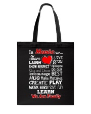 In music We are Family Tote Bag thumbnail