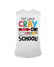 GET YOUR CRAYON IT'S THE 100TH DAY OF SCHOOL Sleeveless Tee thumbnail
