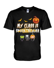 My Class is Spooktacular V-Neck T-Shirt thumbnail