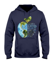 I BECAME A TEACHER BECAUSE YOUR LIFE IS WORTH Hooded Sweatshirt thumbnail