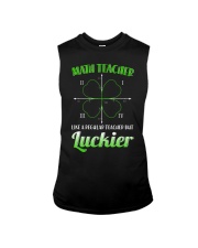 MATH TEACHER LIKE A REGULAR TEACHER BUT LUCKIER Sleeveless Tee thumbnail