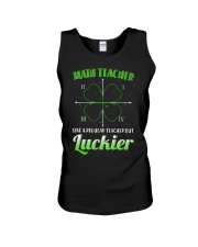 MATH TEACHER LIKE A REGULAR TEACHER BUT LUCKIER Unisex Tank thumbnail