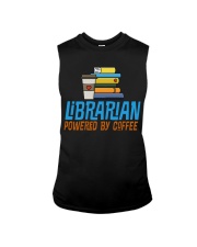 LIBRARIAN POWERED BY COFFEE Sleeveless Tee thumbnail