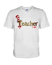 Teacher i am V-Neck T-Shirt thumbnail