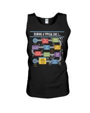 During a typical day Unisex Tank thumbnail