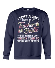 Teacher Bestie Crewneck Sweatshirt thumbnail