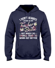 Teacher Bestie Hooded Sweatshirt thumbnail