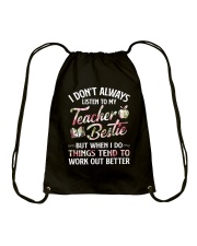 Teacher Bestie Drawstring Bag thumbnail