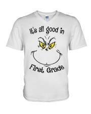 IT'S ALL GOOD IN FIRST GRADE V-Neck T-Shirt thumbnail