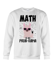 Math is no Prob-Llama Crewneck Sweatshirt thumbnail