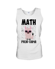 Math is no Prob-Llama Unisex Tank front