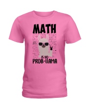 Math is no Prob-Llama Ladies T-Shirt tile
