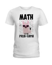 Math is no Prob-Llama Ladies T-Shirt front